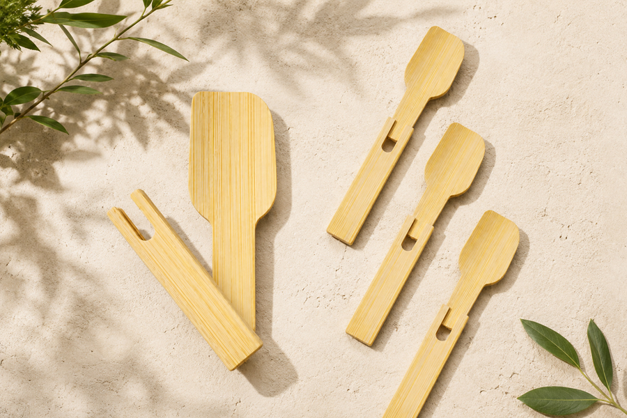 Custom packed disposable spoons for OEM and wholesale programs