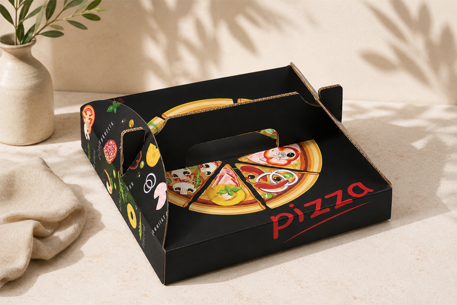 Custom printed pizza cartons for private-label programs