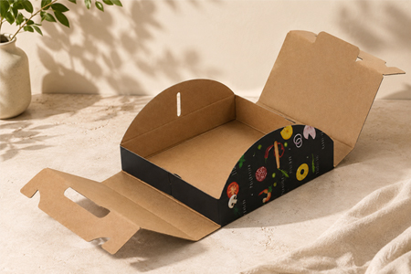 Custom printed pizza cartons for private-label programs