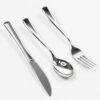 Cutlery Set with Polished Silver Appearance Cutlery Set with Polished Silver Appearance