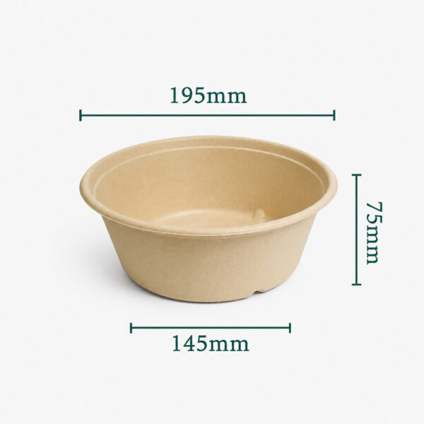 Deep Bamboo Fiber Noodle Bowl with Lid Options Deep Bamboo Fiber Noodle Bowl with Lid Options