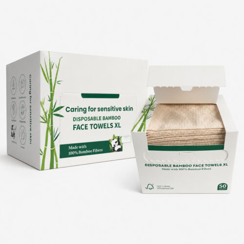 Disposable Bamboo Face Towels XL for Facial Care Disposable Bamboo Face Towels XL for Facial Care