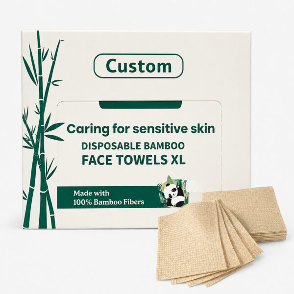 Disposable Bamboo Face Towels XL for Facial Care Disposable Bamboo Face Towels XL for Facial Care