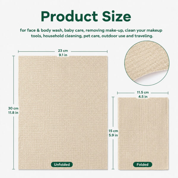 Disposable Bamboo Face Towels XL for Facial Care Disposable Bamboo Face Towels XL for Facial Care