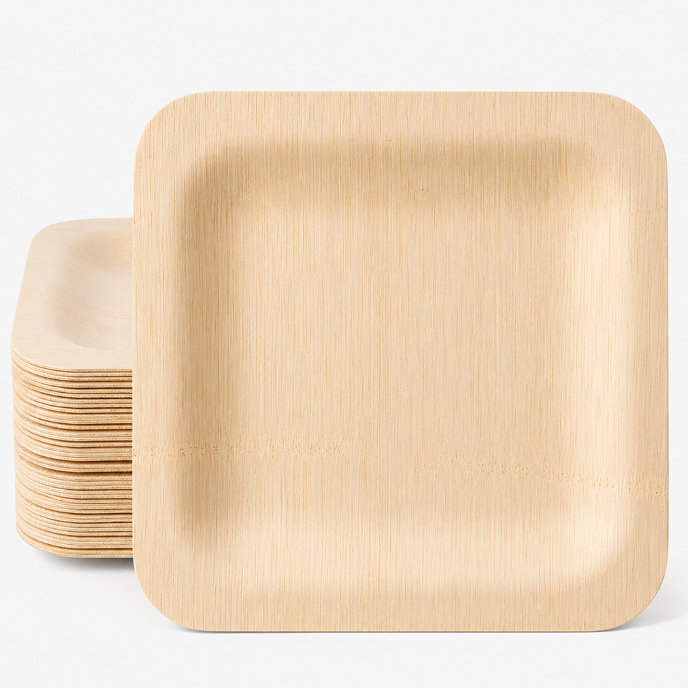 Disposable Bamboo Plate for Catering Service