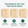 Disposable Bamboo Plate for Catering Service Disposable Bamboo Plate for Catering Service