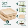 Disposable Bamboo Plate for Catering Service Disposable Bamboo Plate for Catering Service