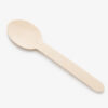 Disposable Bamboo-Style Spoons for Dessert Service Disposable Bamboo-Style Spoons for Dessert Service