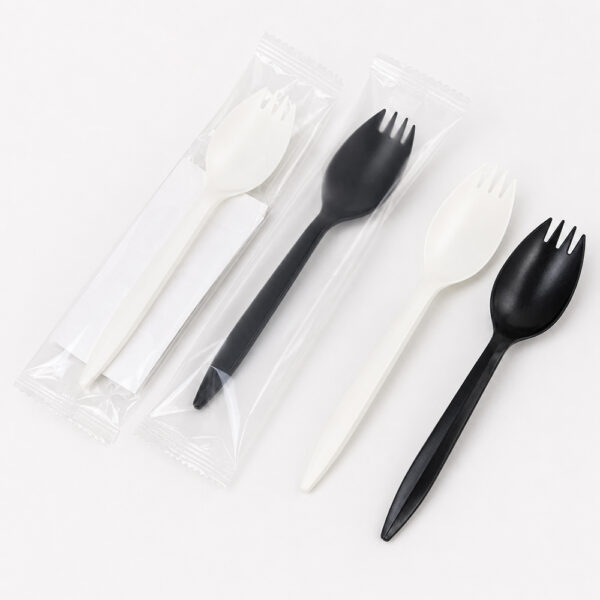 Disposable CPLA Spork for Takeaway Food