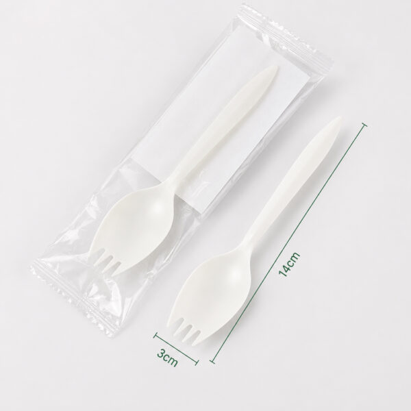 Disposable CPLA Spork for Takeaway Food