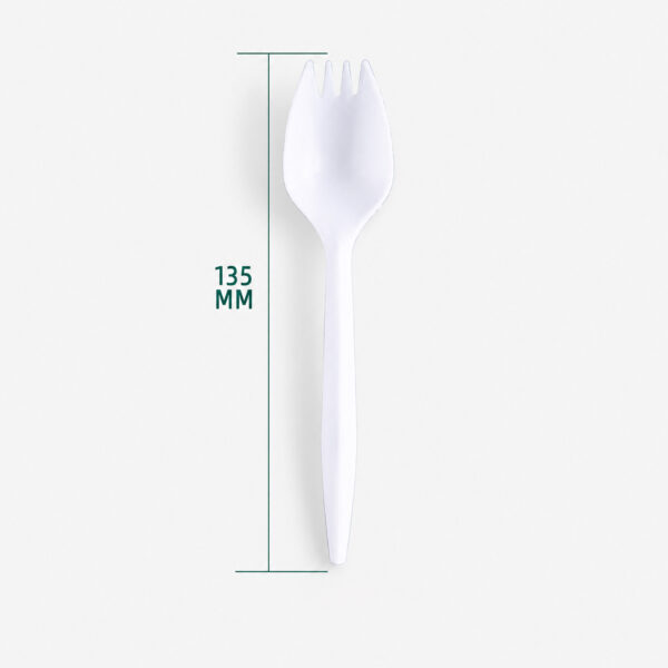 Disposable PP Plastic Spork for Takeaway Meals Disposable PP Plastic Spork for Takeaway Meals