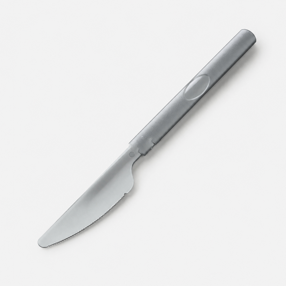 Disposable Plastic Knife with Serrated Edge