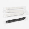 Disposable Plastic-Look Serrated Knife with Smiley Handle