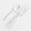 Disposable Plastic Spoon with Wrapped Option for Catering Disposable Plastic Spoon with Wrapped Option for Catering