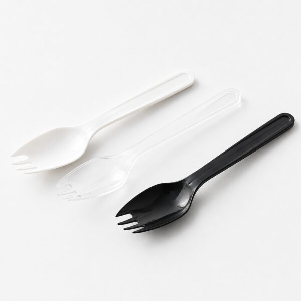 Disposable Plastic Spork for Takeaway Meals 01 Disposable Plastic Spork for Takeaway Meals