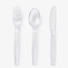 Disposable Plastic-Style Cutlery Set for Catering Disposable Plastic-Style Cutlery Set for Catering