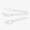 Disposable Plastic-Style Cutlery Set for Catering Disposable Plastic-Style Cutlery Set for Catering