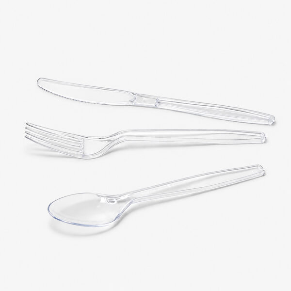 Disposable Plastic-Style Cutlery Set for Catering Disposable Plastic-Style Cutlery Set for Catering