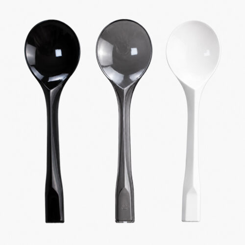 Disposable Spoon with Plastic Appearance for Catering