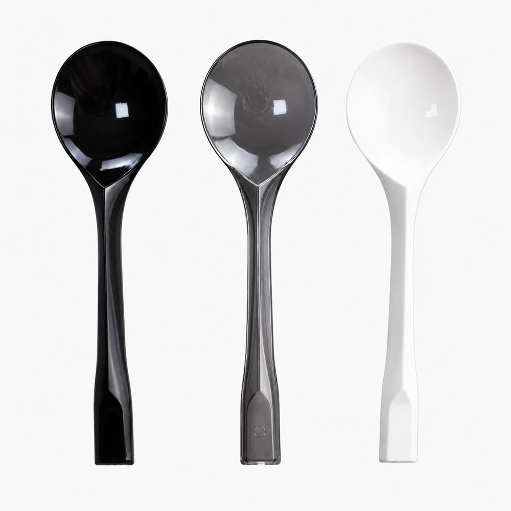Disposable Spoon with Plastic Appearance for Catering