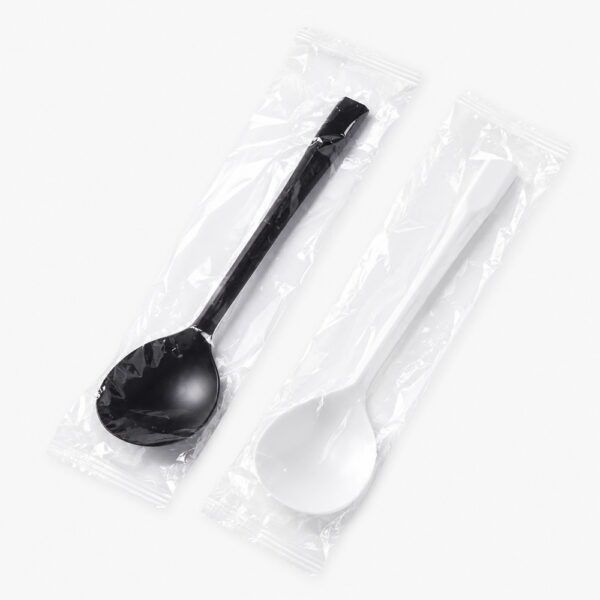 Disposable Spoon with Plastic Appearance for Catering