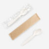 Disposable Spoon with White Plastic Appearance Disposable Spoon with White Plastic Appearance