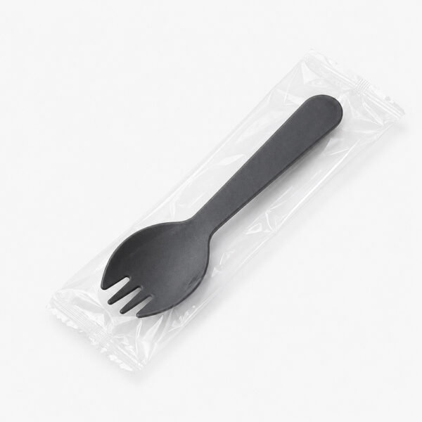 Disposable Spork with Individual Wrapper for Foodservice Disposable Spork with Individual Wrapper for Foodservice