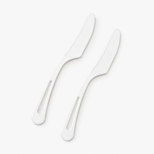 Disposable White Knives for Foodservice Supply Disposable White Knives for Foodservice Supply
