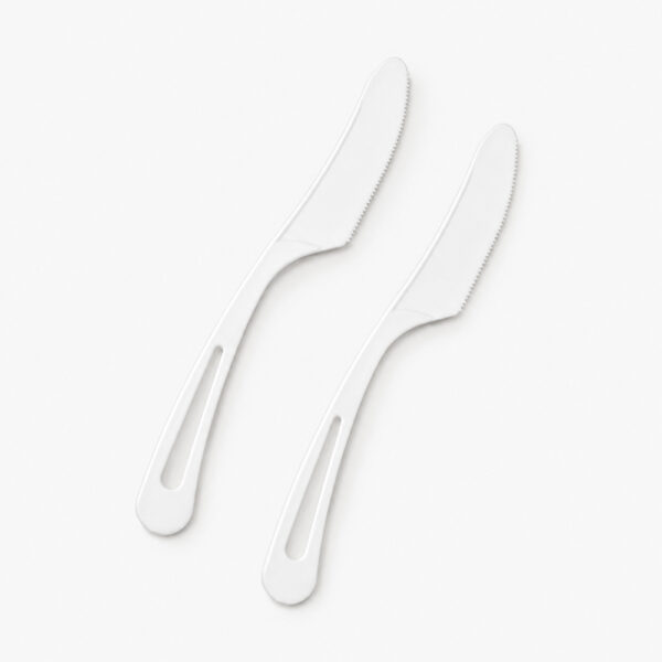 Disposable White Knives for Foodservice Supply Disposable White Knives for Foodservice Supply