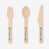 Disposable Wooden Cutlery Set for Catering Service Disposable Wooden Cutlery Set for Catering Service