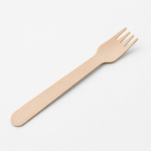 Disposable Wooden Fork for Catering and Takeaway