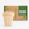 Disposable Wooden Forks for Catering Service