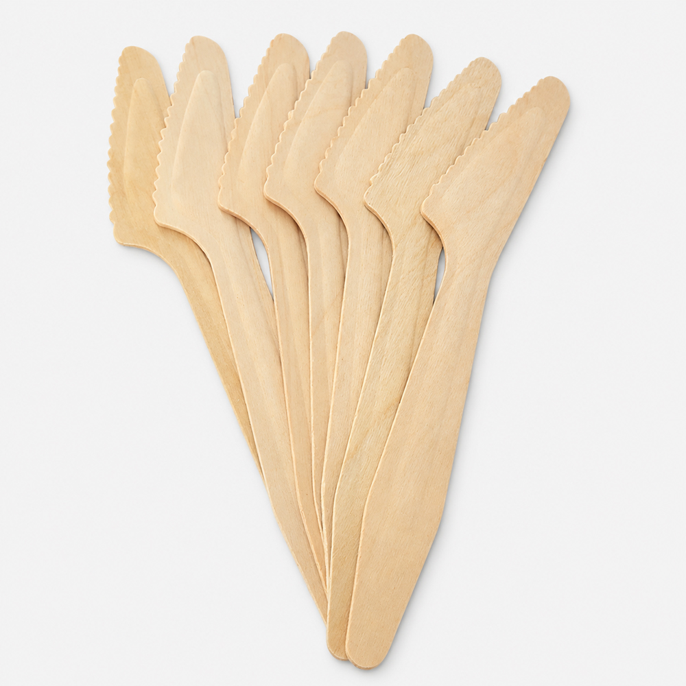 Disposable Wooden Knife for Foodservice Supply