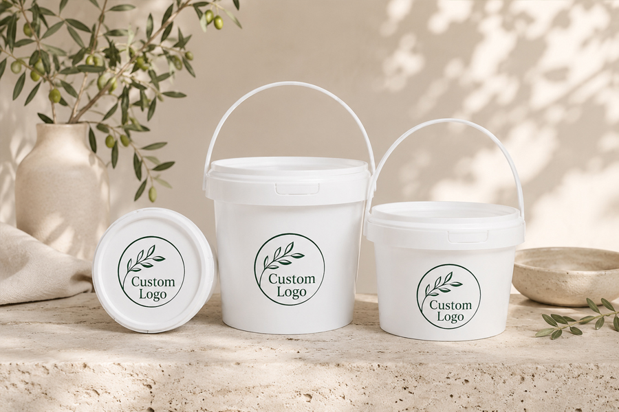 Disposable clear cups for layered yogurt and fruit desserts