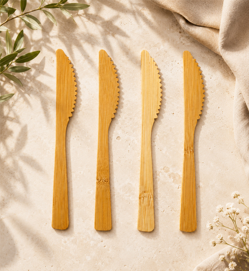 Disposable knives for foodservice distributor sourcing