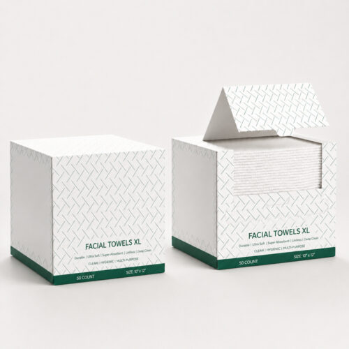 Facial Tissue Box with Pop-Up Dispenser Facial Tissue Box with Pop-Up Dispenser