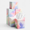 Facial Tissue Box with Pop-Up Dispenser