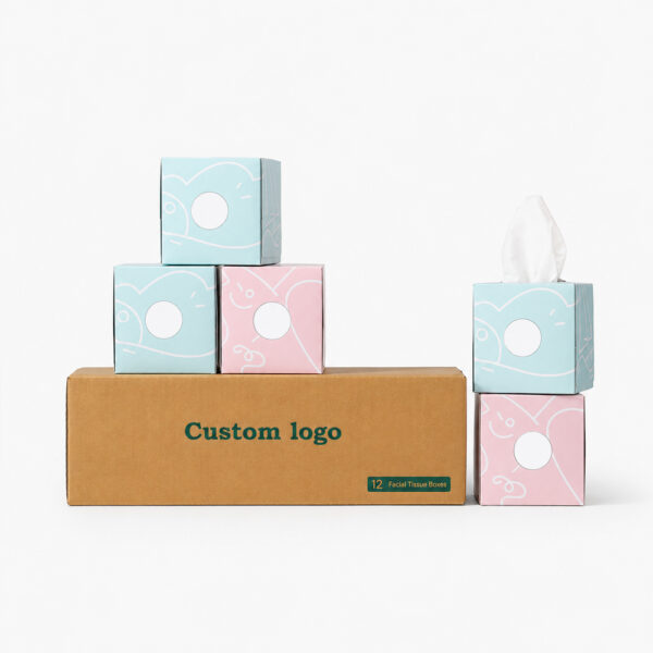Facial Tissue Boxes for OEM and Private Label Supply