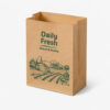 Flat Bottom Kraft-Style Paper Bakery Bag for Foodservice
