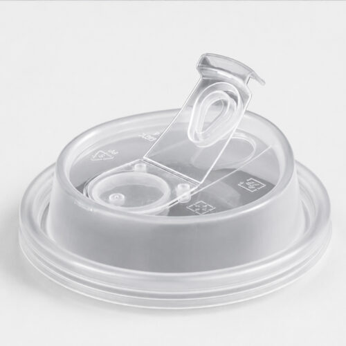 Flip-Tab Cup Lid for Takeaway Beverage Cups