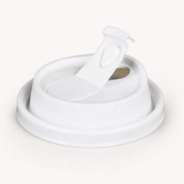 Flip-Tab Cup Lid for Takeaway Beverage Cups