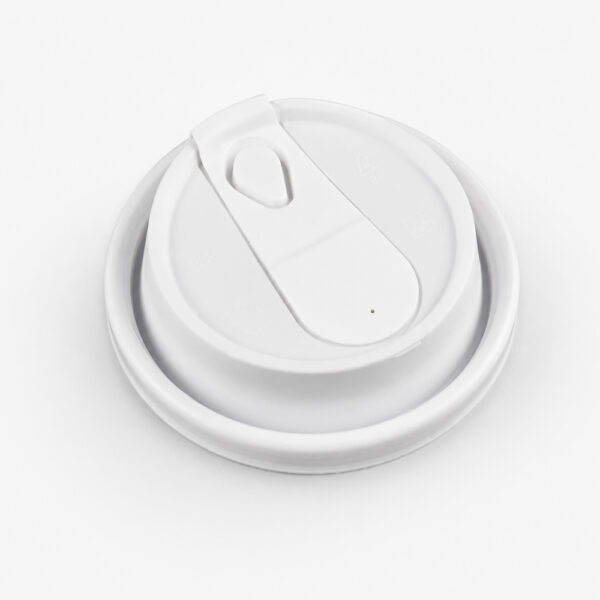 Flip-Tab Cup Lid for Takeaway Beverage Cups
