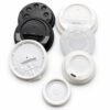 Flip-Tab Cup Lid for Takeaway Paper Coffee Cups Flip-Tab Cup Lid for Takeaway Paper Coffee Cups