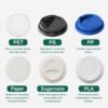 Flip-Tab Cup Lid for Takeaway Paper Coffee Cups Flip-Tab Cup Lid for Takeaway Paper Coffee Cups