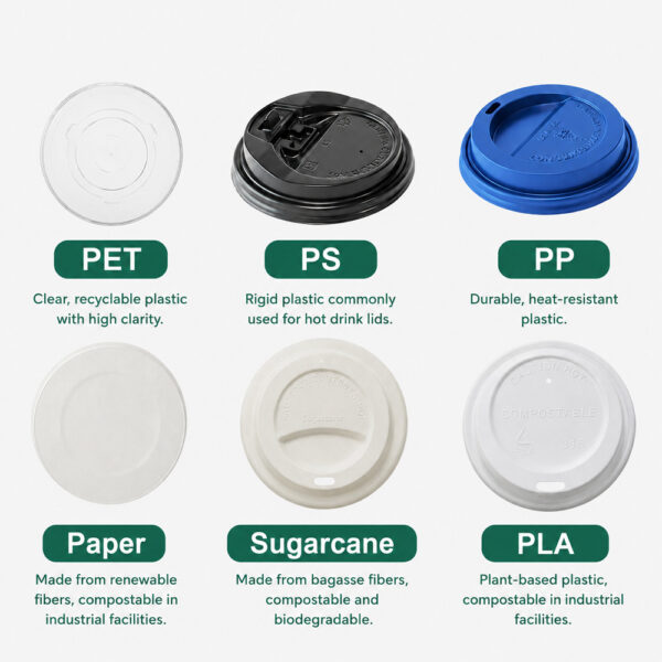 Flip-Tab Cup Lid for Takeaway Paper Coffee Cups Flip-Tab Cup Lid for Takeaway Paper Coffee Cups