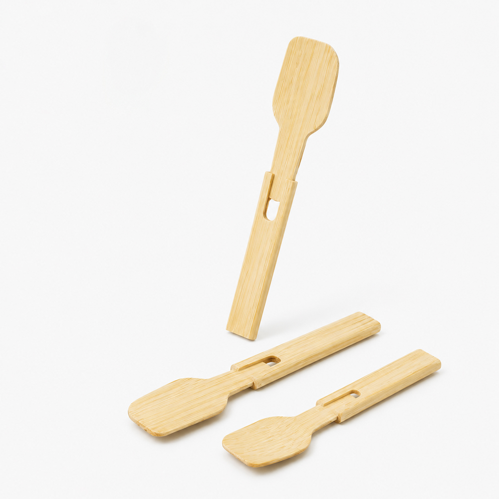 Foldable Wooden Disposable Spoon for Desserts