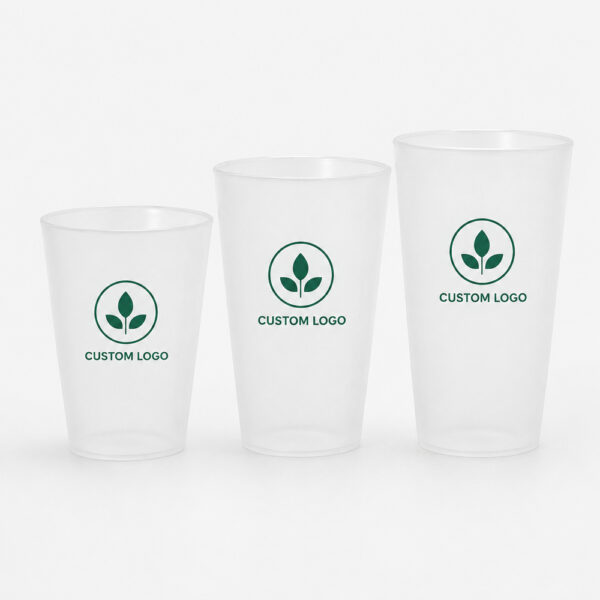 Frosted Cold Drink Cup with Custom Logo