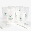 Frosted Cold Drink Cup with Custom Logo and Lid Frosted Cold Drink Cup with Custom Logo and Lid