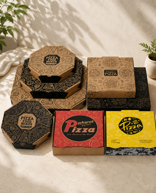 Grease-resistant pizza box for hot food delivery