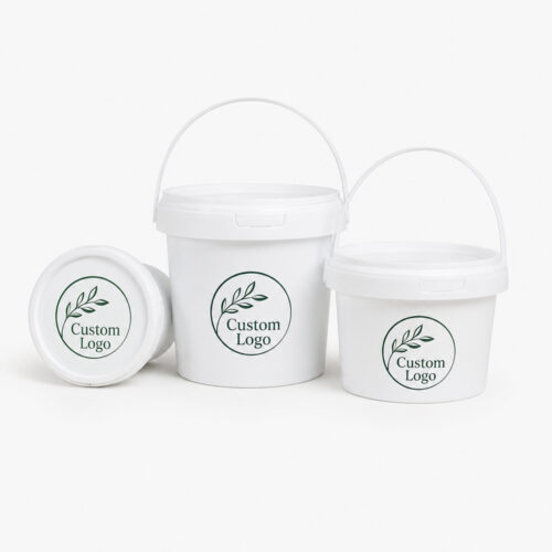 Handled Plastic Yogurt Tub with Snap-On Lid Handled Plastic Yogurt Tub with Snap-On Lid